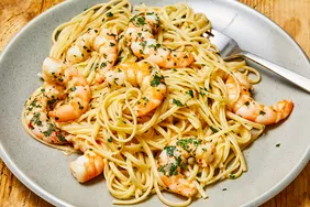 shrimp scampi with pasta